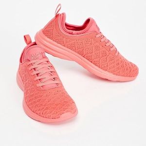 Lululemon APL shoes techloom phantom fire coral